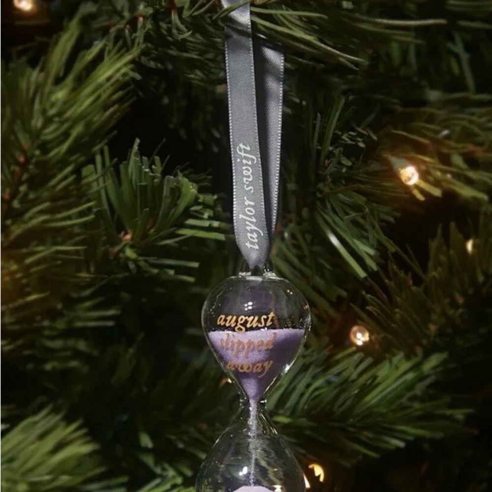 Taylor Swift August Hourglass Ornament New in Box